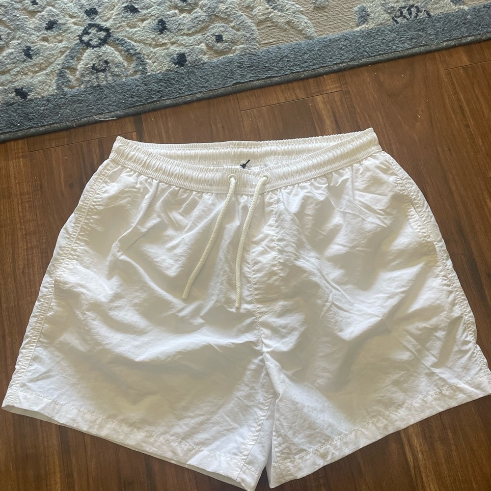 ZARA white parachute shorts! NWT!!